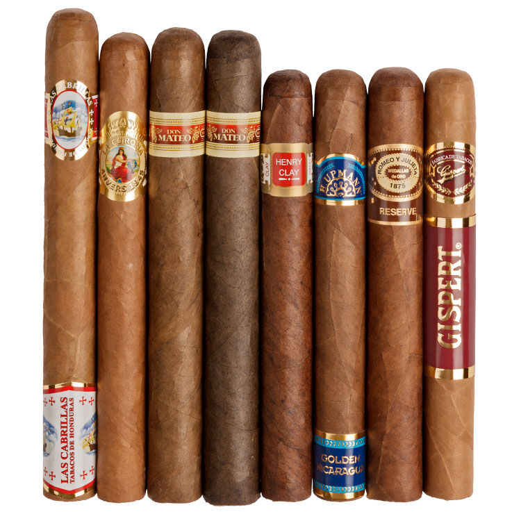 Cigar Samplers Honduran Luxury 8Cigar Assortment Wholesale Cigars