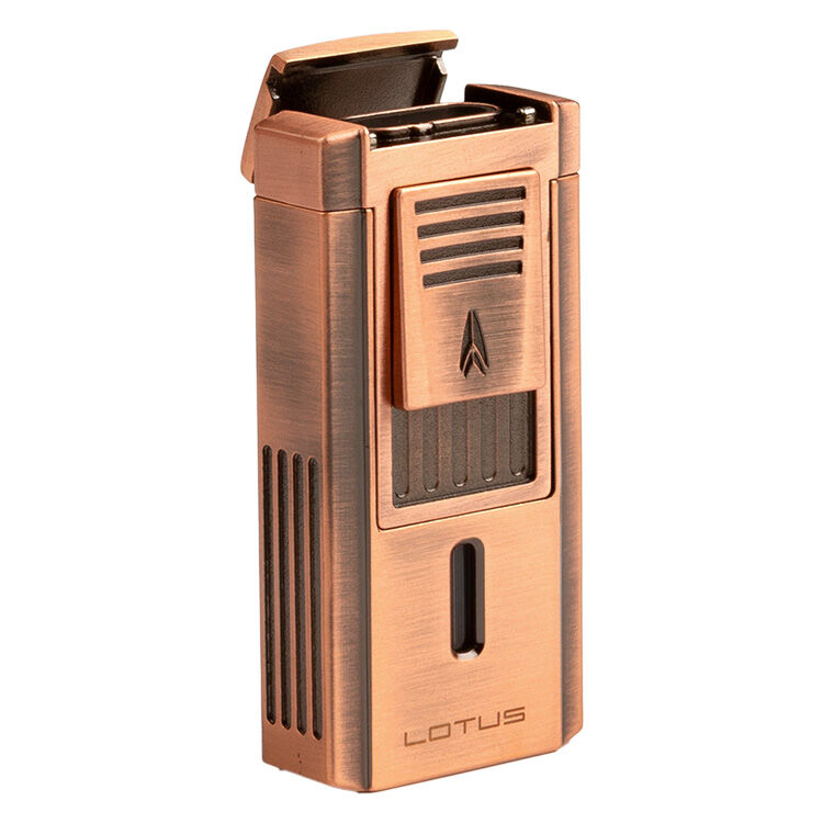 Duke Lighter w/ Copper Serrated V-Cut, , jrcigars