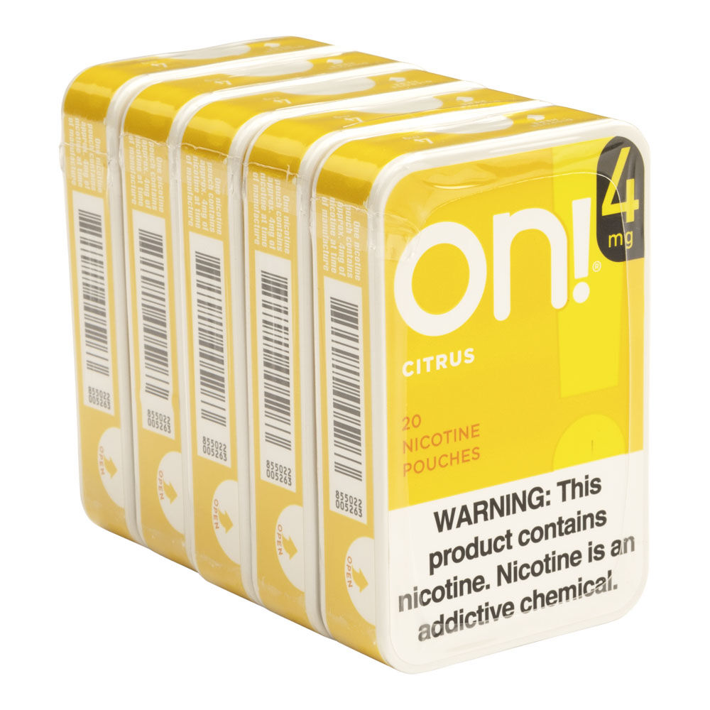 Citrus 4MG Nicotine Pouches, , jrcigars