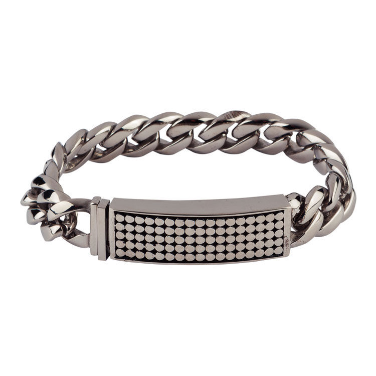 Stainless Coaster Bracelet 8.5 In., , jrcigars