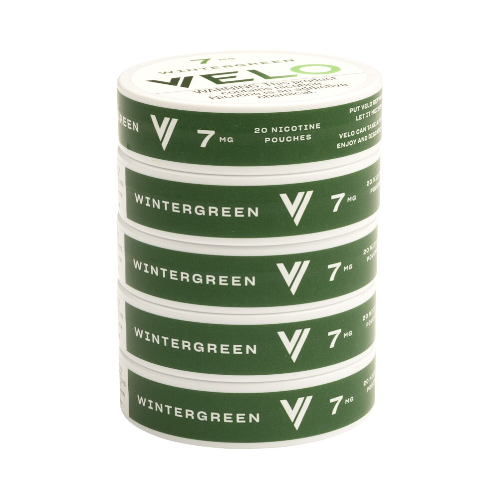 Wintergreen 7MG Nicotine Pouches, , jrcigars