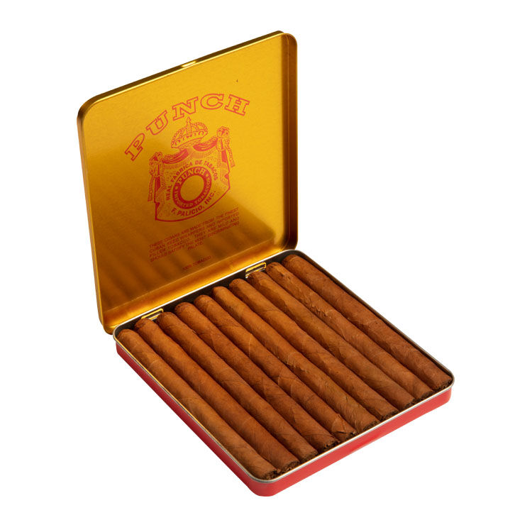 Punch Slim Panatelas (10 Tins of 10) Wholesale Cigars Santa Clara Cigars