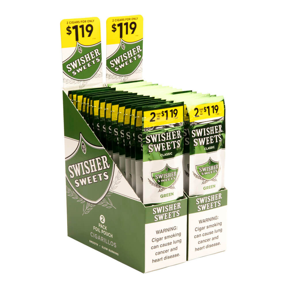 Swisher Sweets Cigarillos Green Sweet Wholesale Cigars Santa Clara Cigars