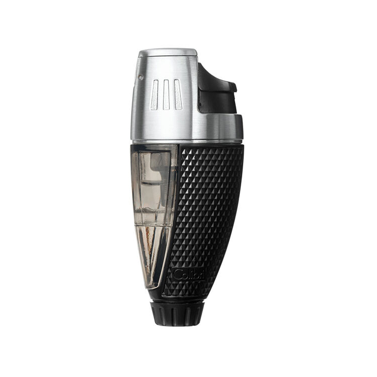 Talon Single Jet Lighter Black and Chrome, , jrcigars