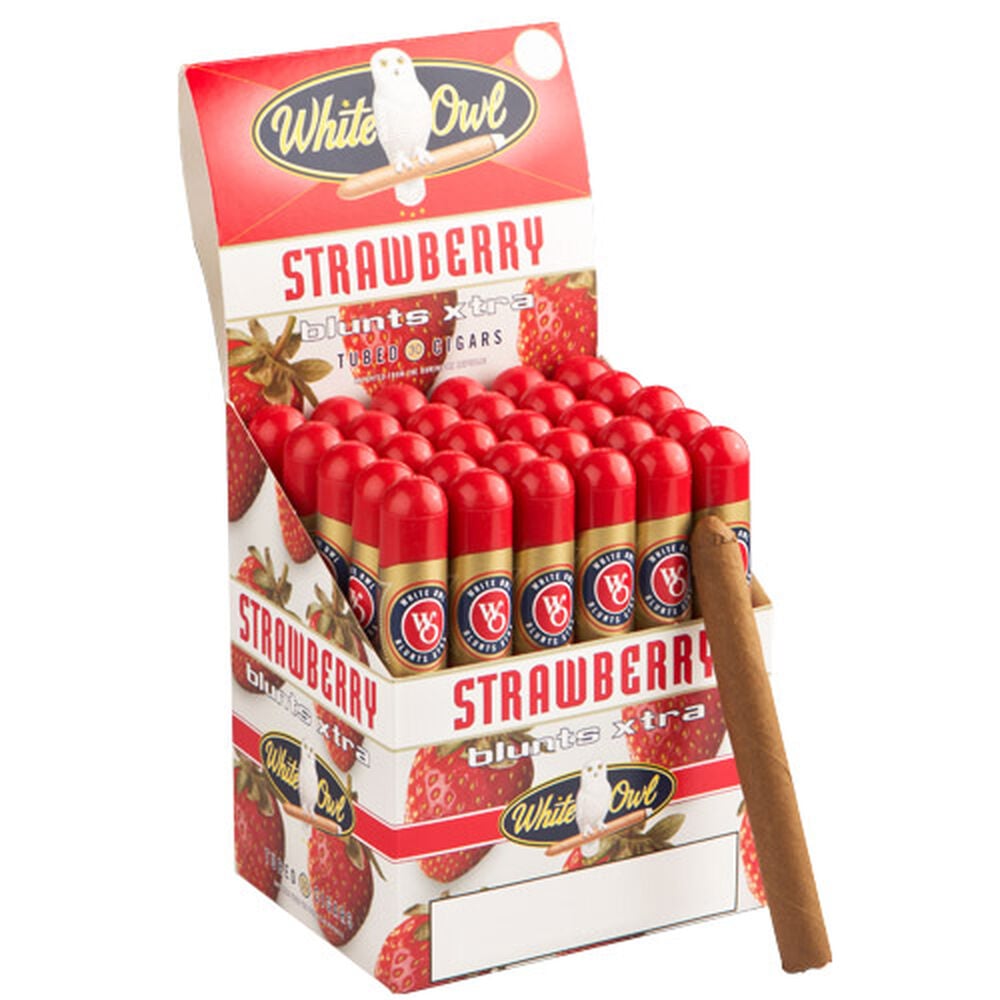 White Runt Blunts White Owl Blunts Xtra Strawberry Cigars | SantaClaraCigars