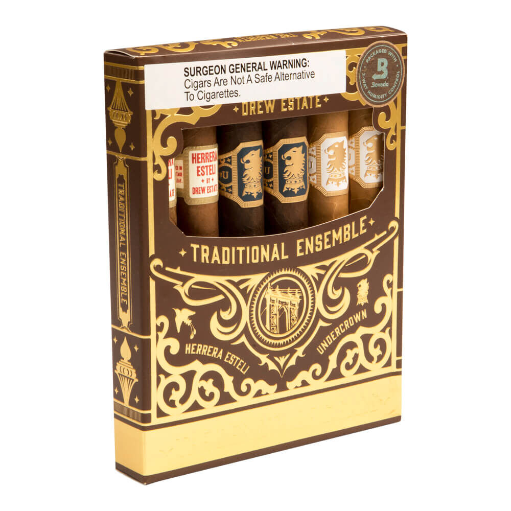 Promos Drew Estate Traditional 6ct Sampler Wholesale Cigars Santa Clara Cigars