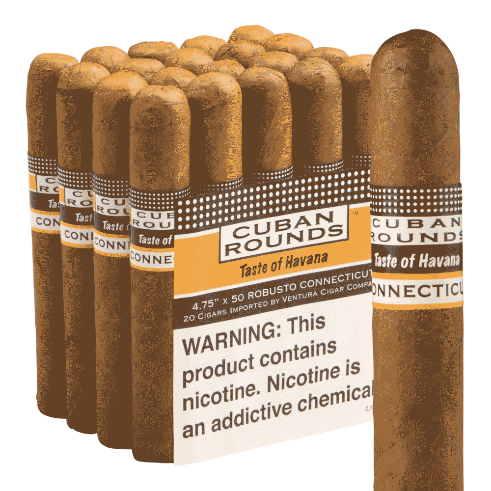 Cuban Rounds Robusto Connecticut Wholesale Cigars | Santa Clara Cigars