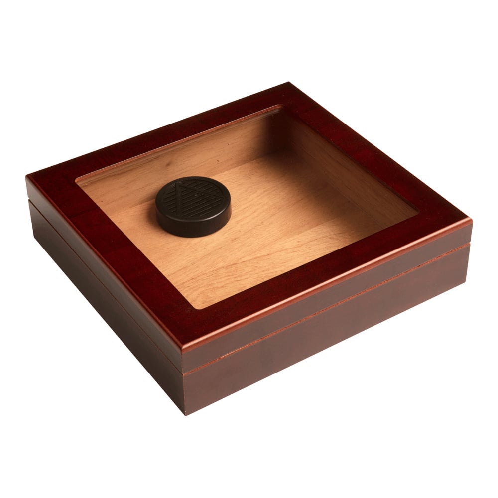Prestige Cigar Humidors Chateau Glass Top Cherry Wholesale Cigars