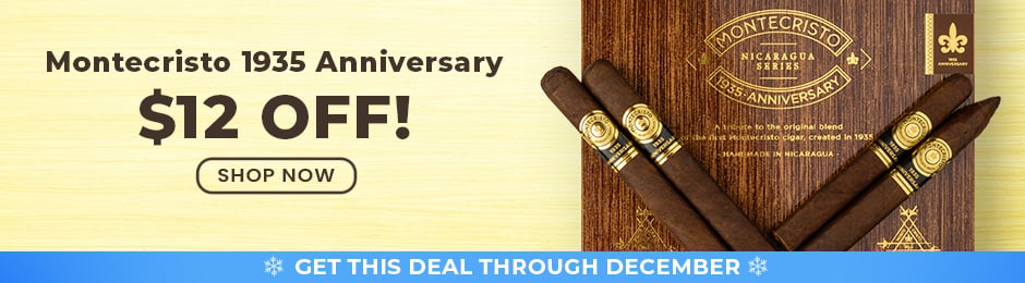 $12 off! Montecristo 1935 Anniversary