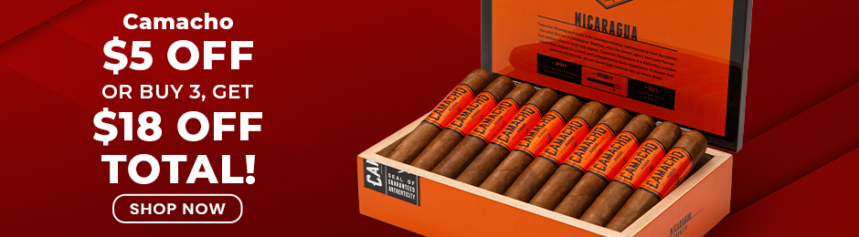 $5 Off, B3G $18 Off Camacho