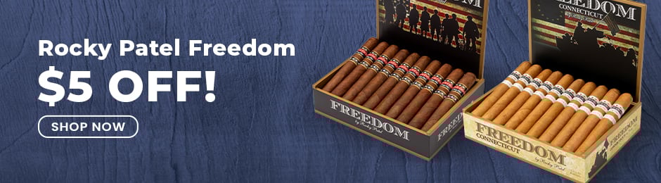 $5 Off Rocky Patel Freedom