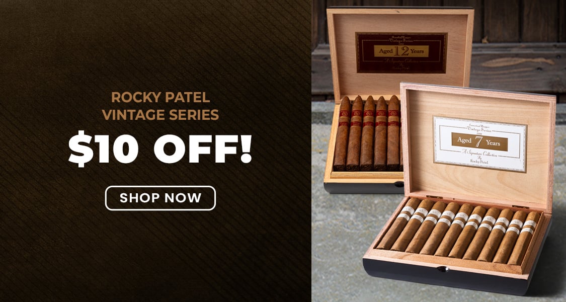 $10 Off Rocky Patel Vintage