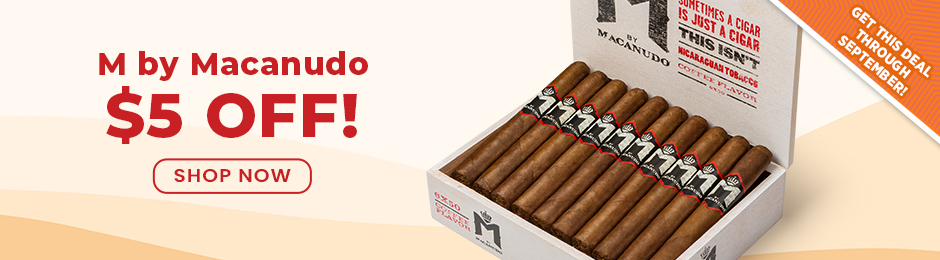 $5 off! M by Macanudo