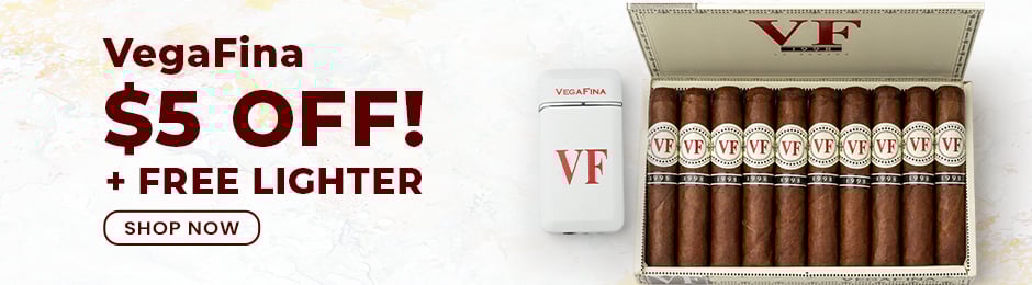 $5 off + Free Lighter! Vega Fina 1998