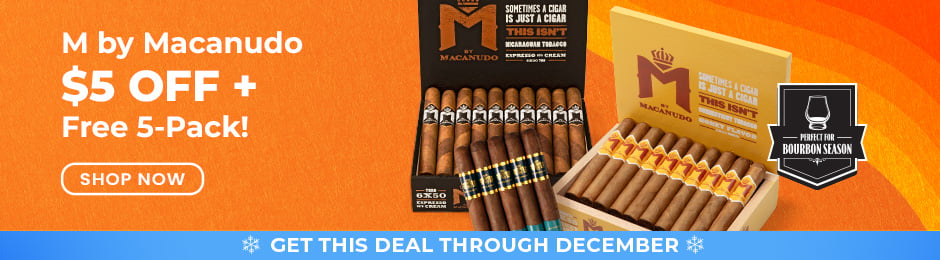 $5 off + Free 5 Pack! Macanudo M
