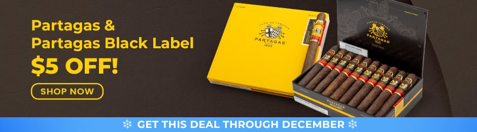 $5 off! Partagas & Partagas Black Label