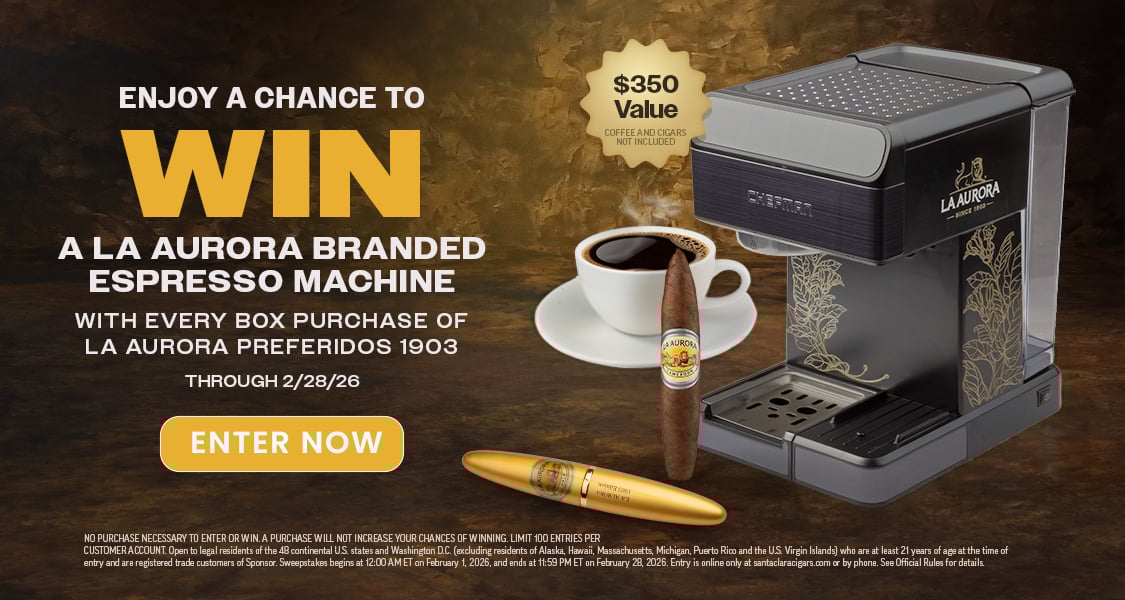 Enter to Win a La Aurora Espresso Machine