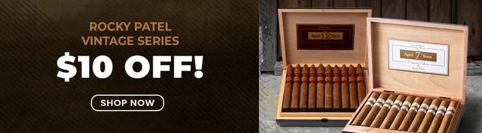 $10 Off Rocky Patel Vintage