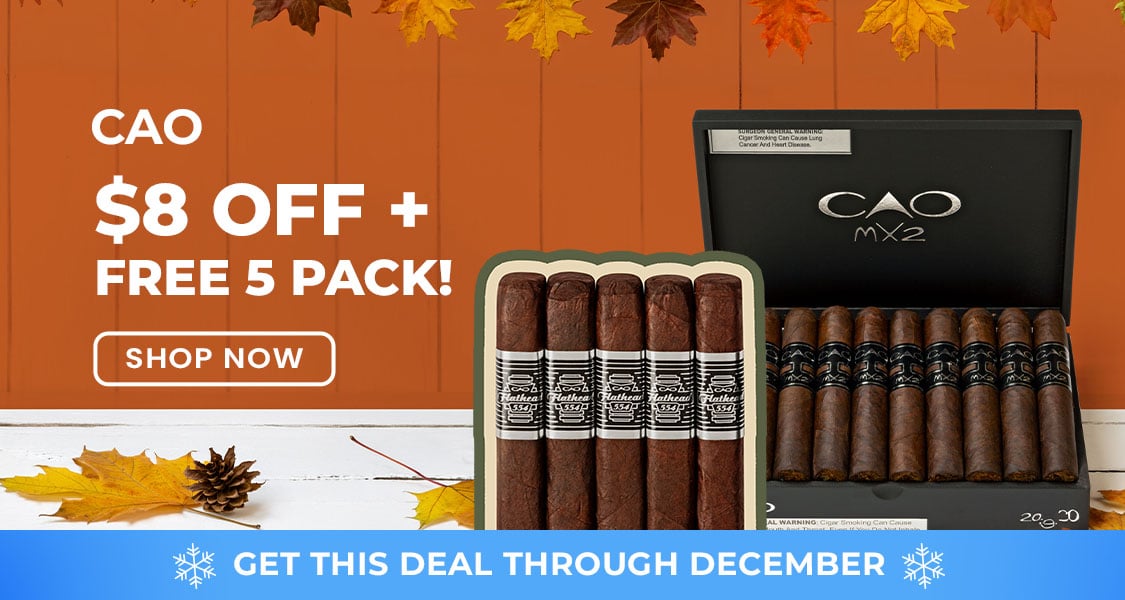 $8 off + Free 5 Pack! CAO