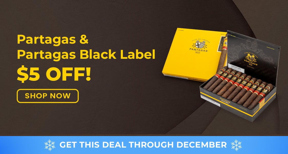 $5 off! Partagas & Partagas Black Label