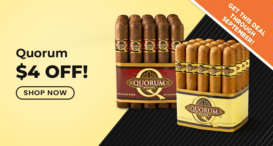 $4 off! Quorum