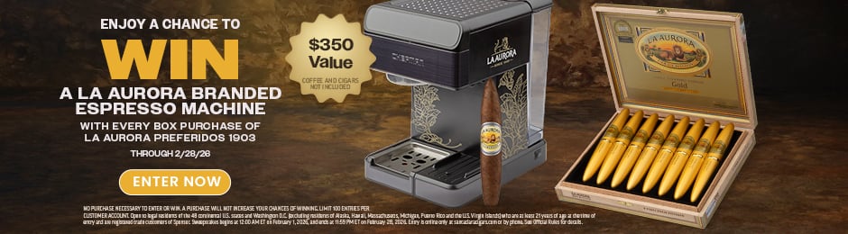Enter to Win a La Aurora Espresso Machine