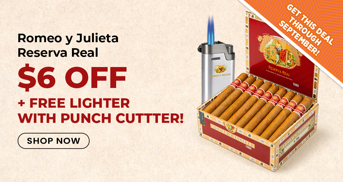 $6 off + Lighter w/Punch Reserval Real
