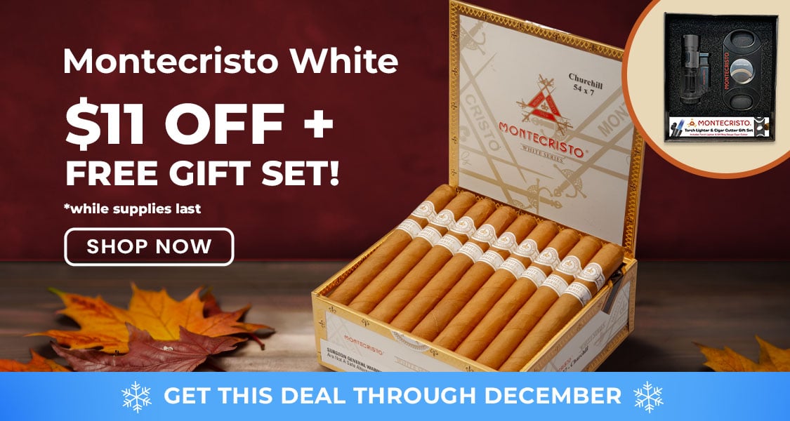 $11 off + Free Gift Set! Montecristo White