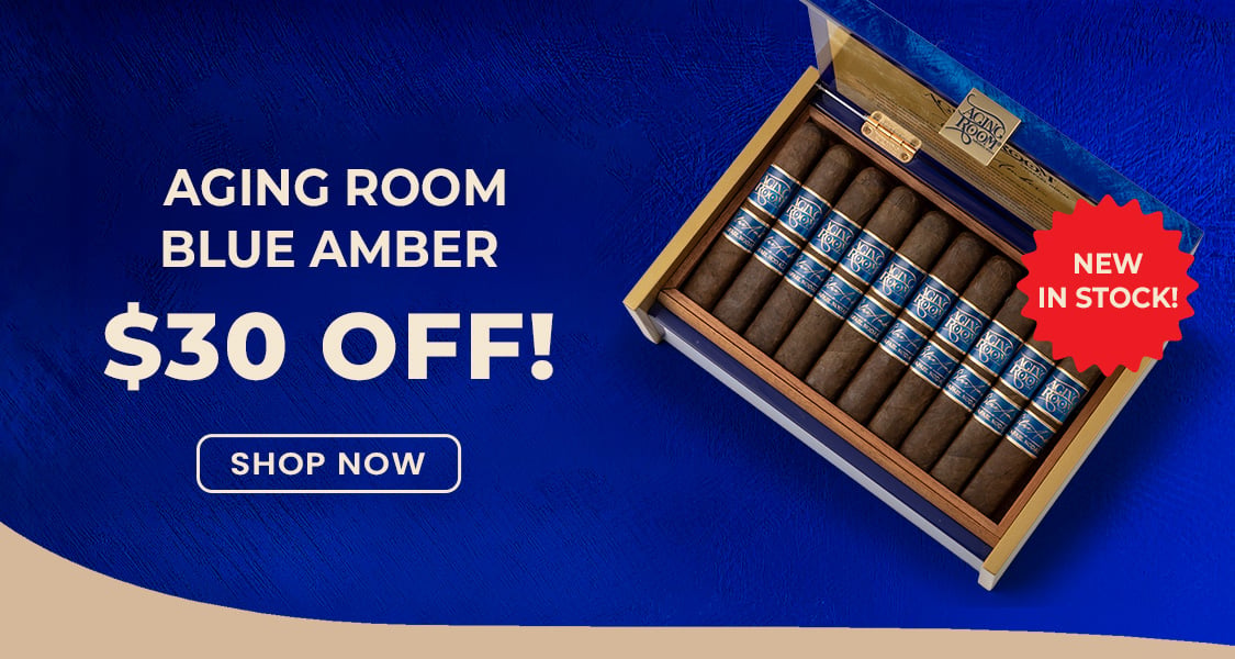 $30 off! Aging Room Blue Amber